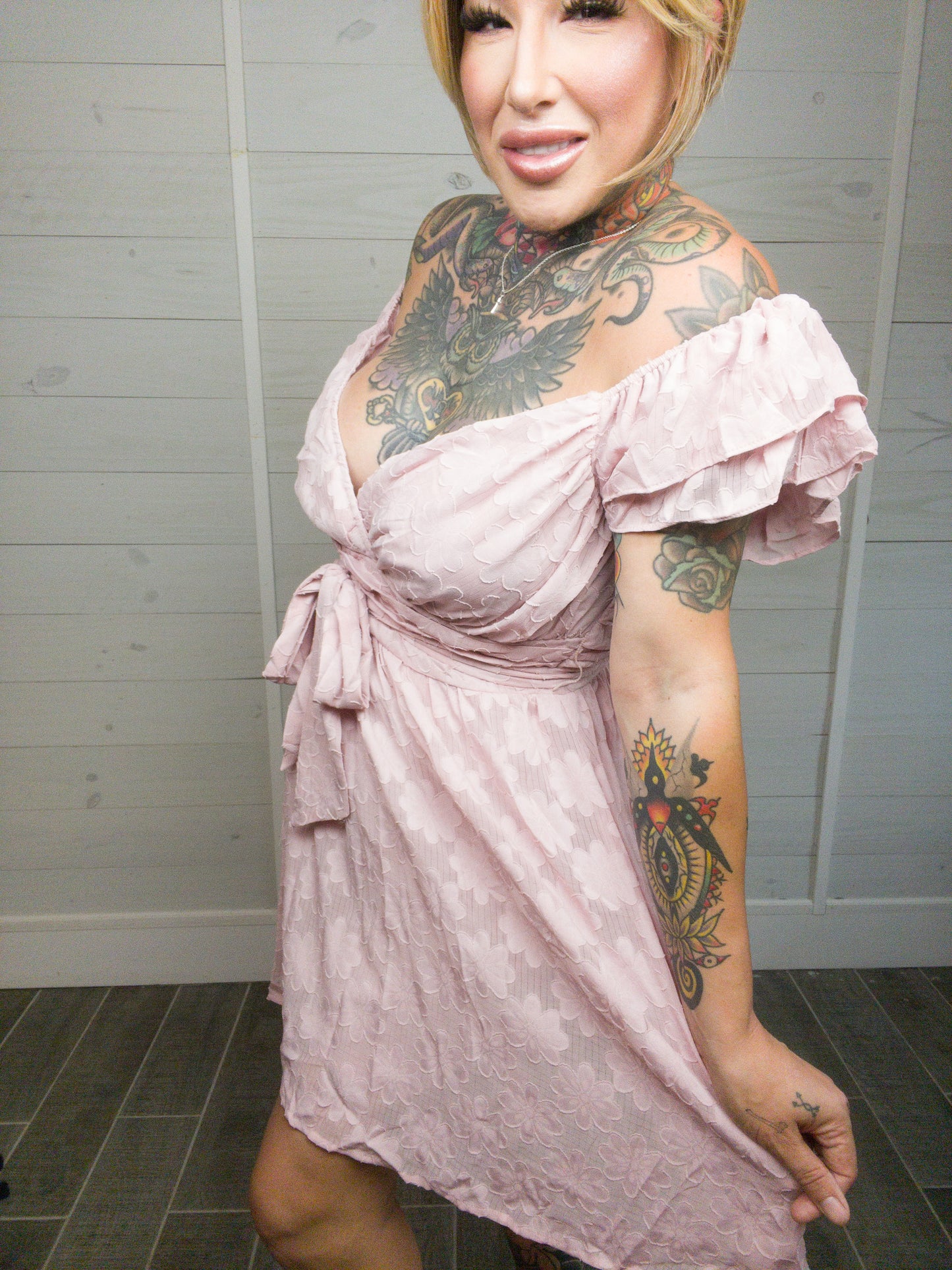 Mountain Music Curvy Woven Dress