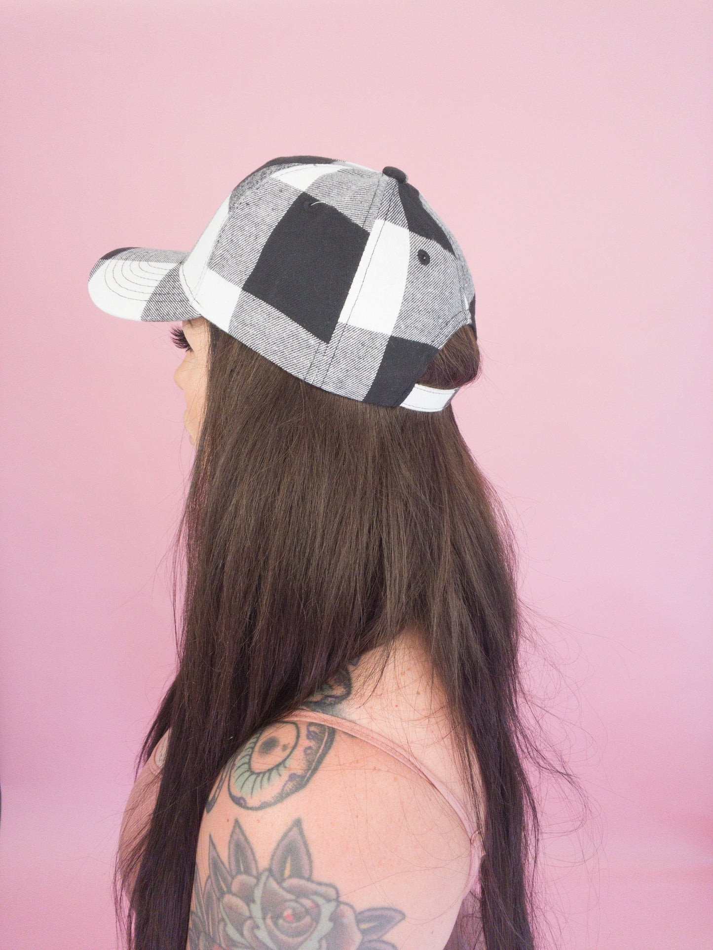 Sweet Memories Buffalo Plaid Hat
