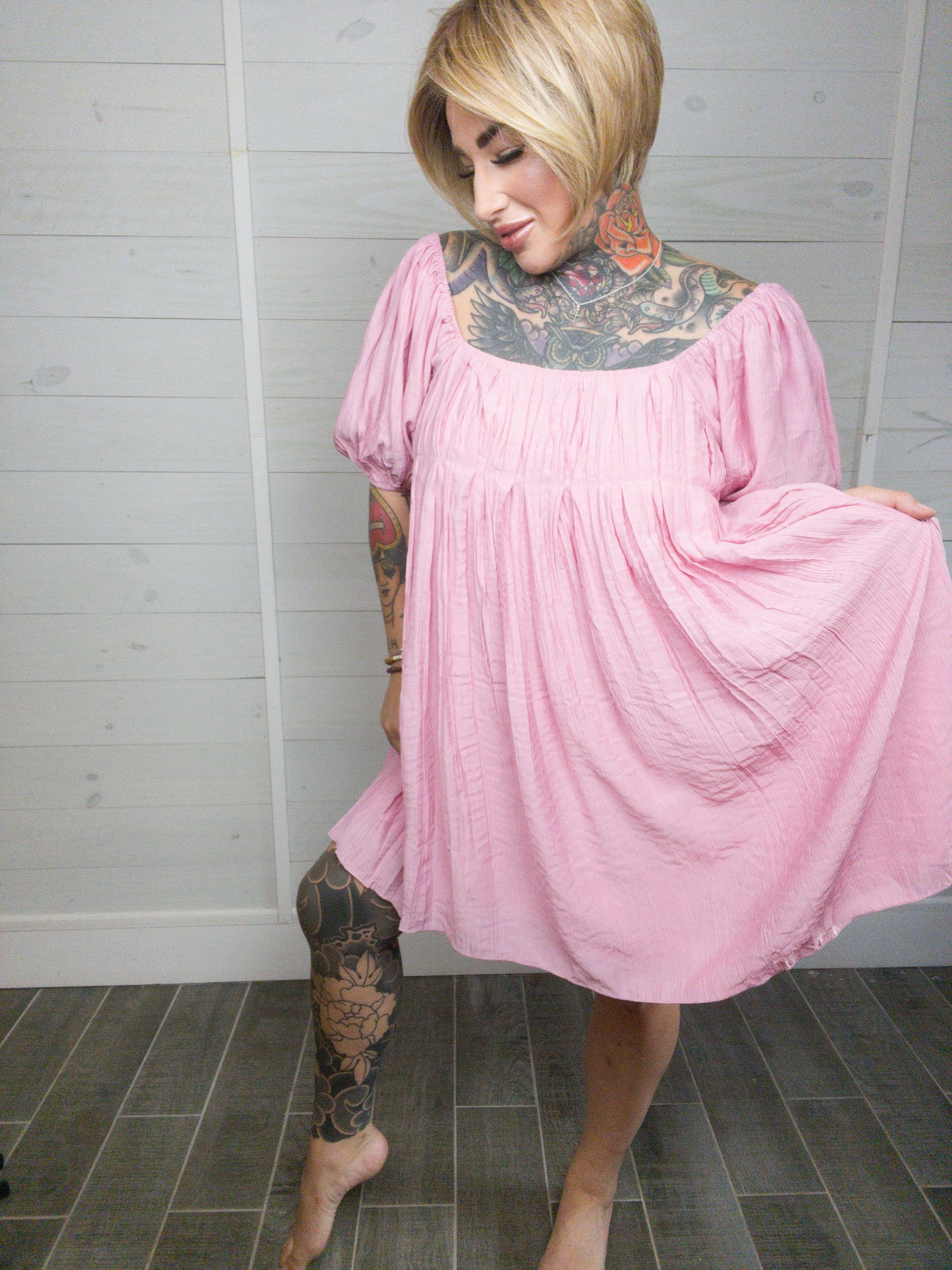 Reminiscing Romance Baby Doll Dress