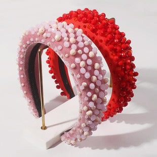 Epically Extra Crystal Bead Headband