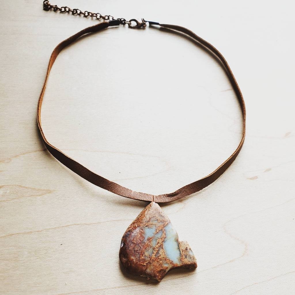 Genuine Aqua Terra Pendant Necklace