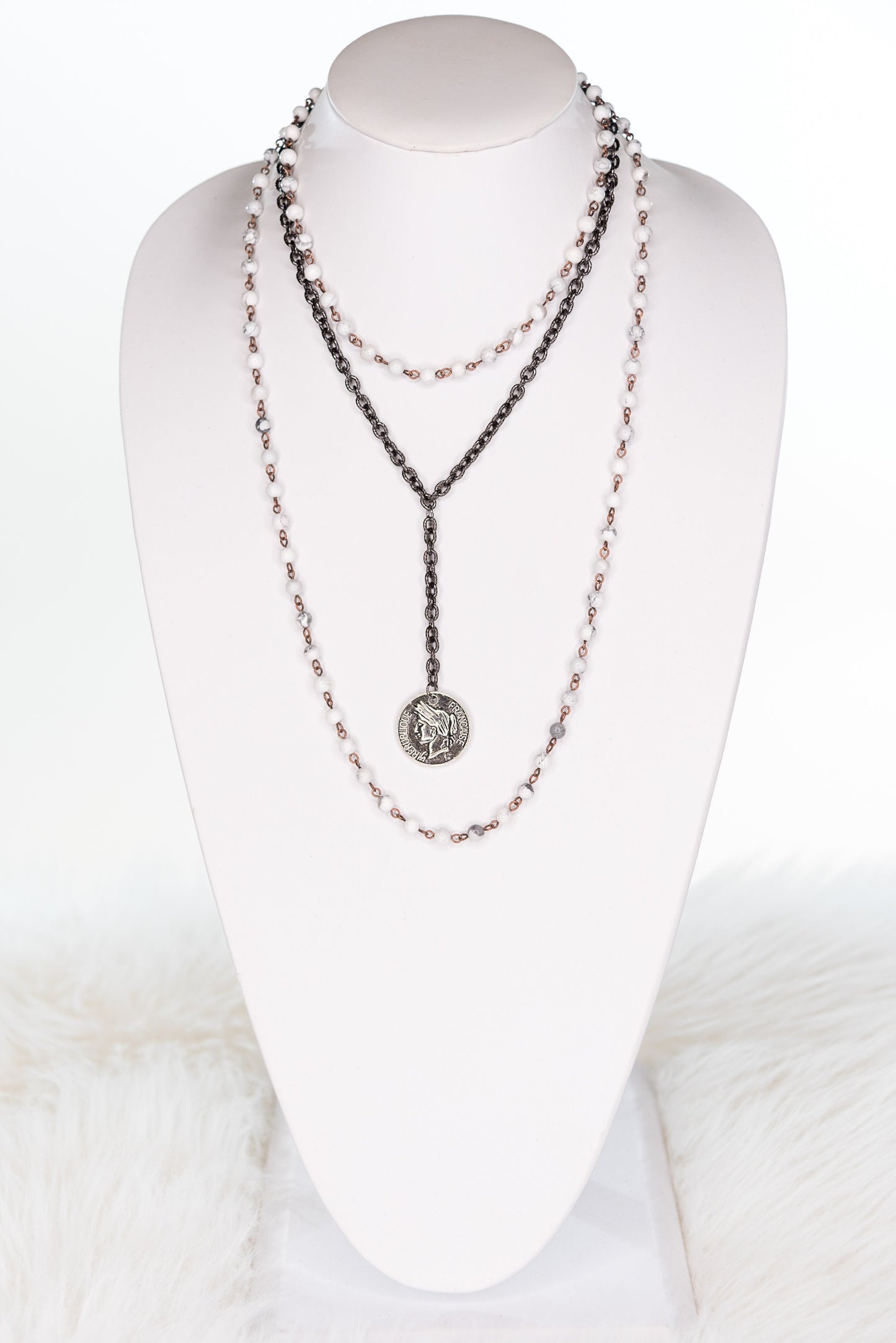 French Beauty Layered Necklace