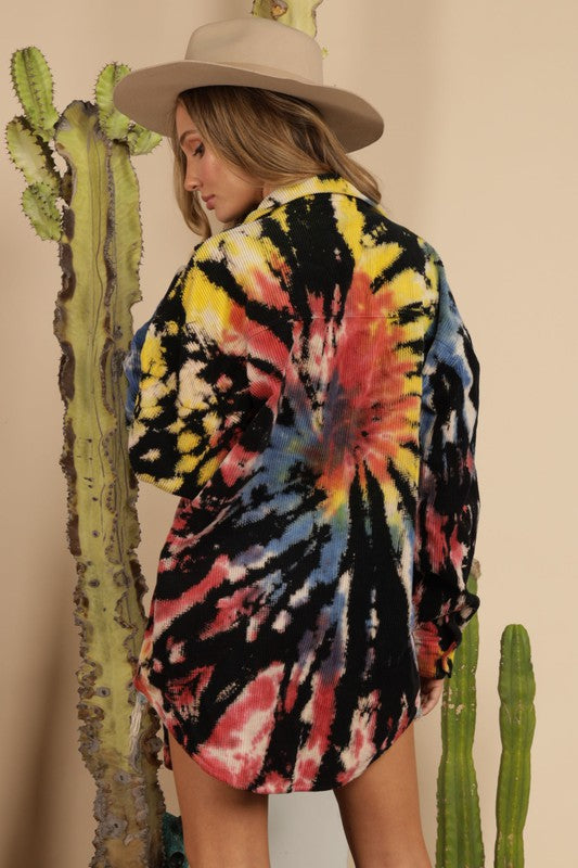 Painting With Color Corduroy Button Up