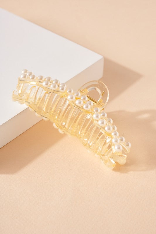 Twisted Pearls Hair Claw