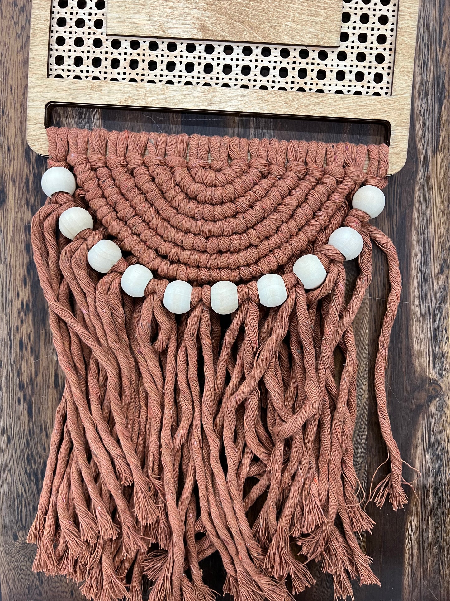 Woodworkin' Vintage Macramé Wall Decor *NEW COLOR OPTION*