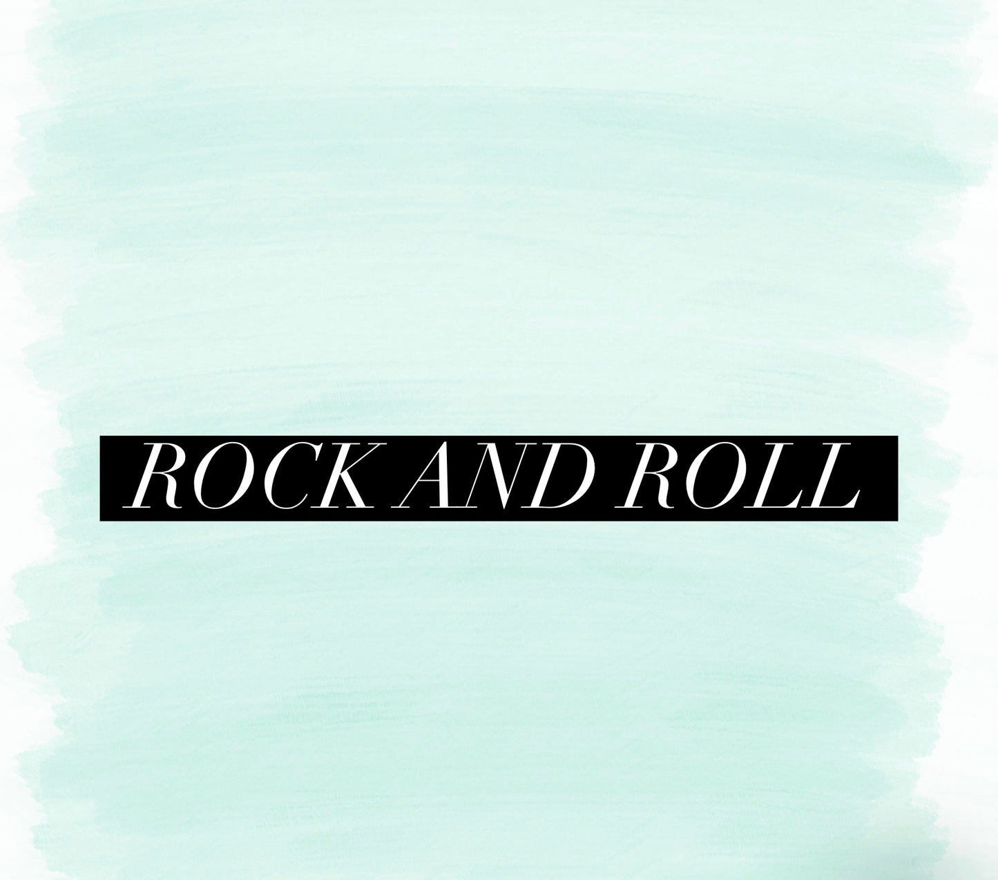 Rock and Roll (Special Order)