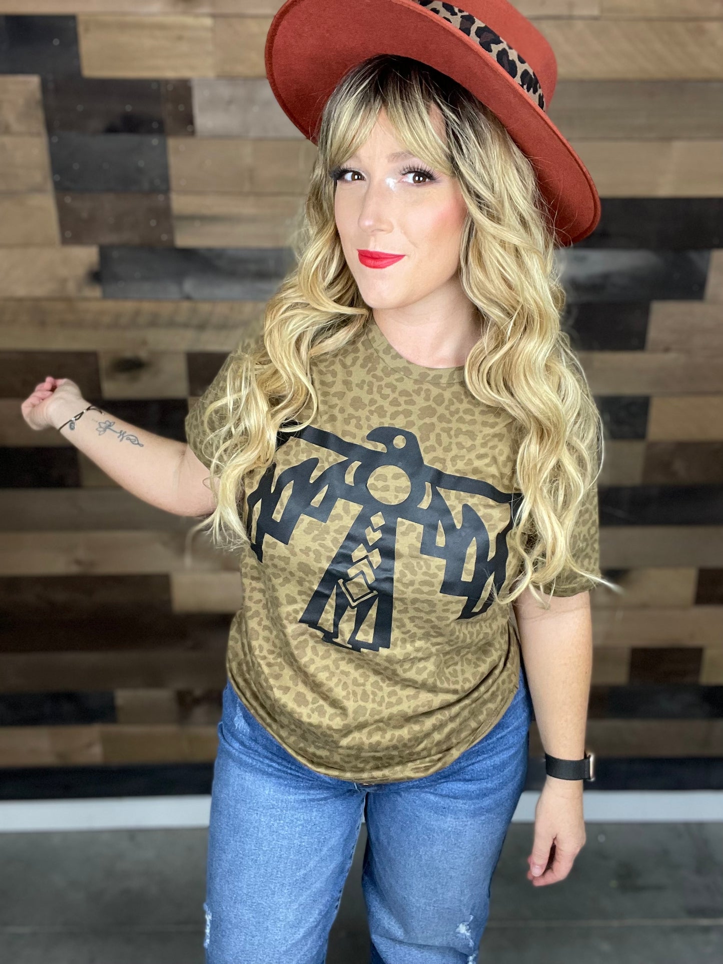 Leopard Thunderbird Tee (S-3X)