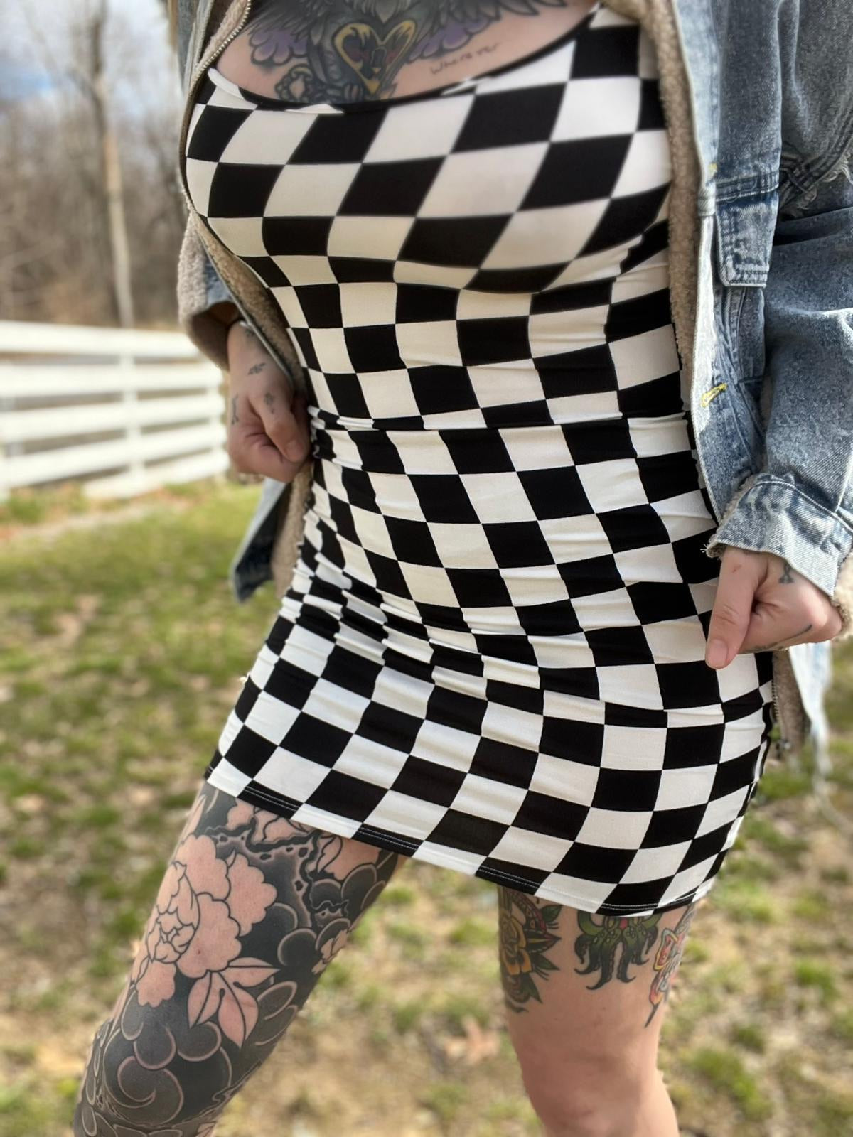 Checkered Dress