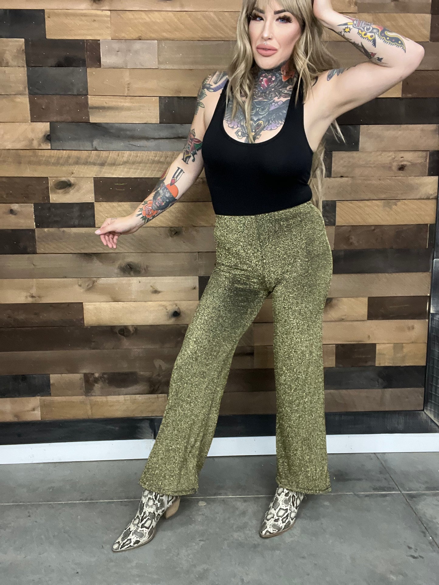 24K Magic High Waisted Pants