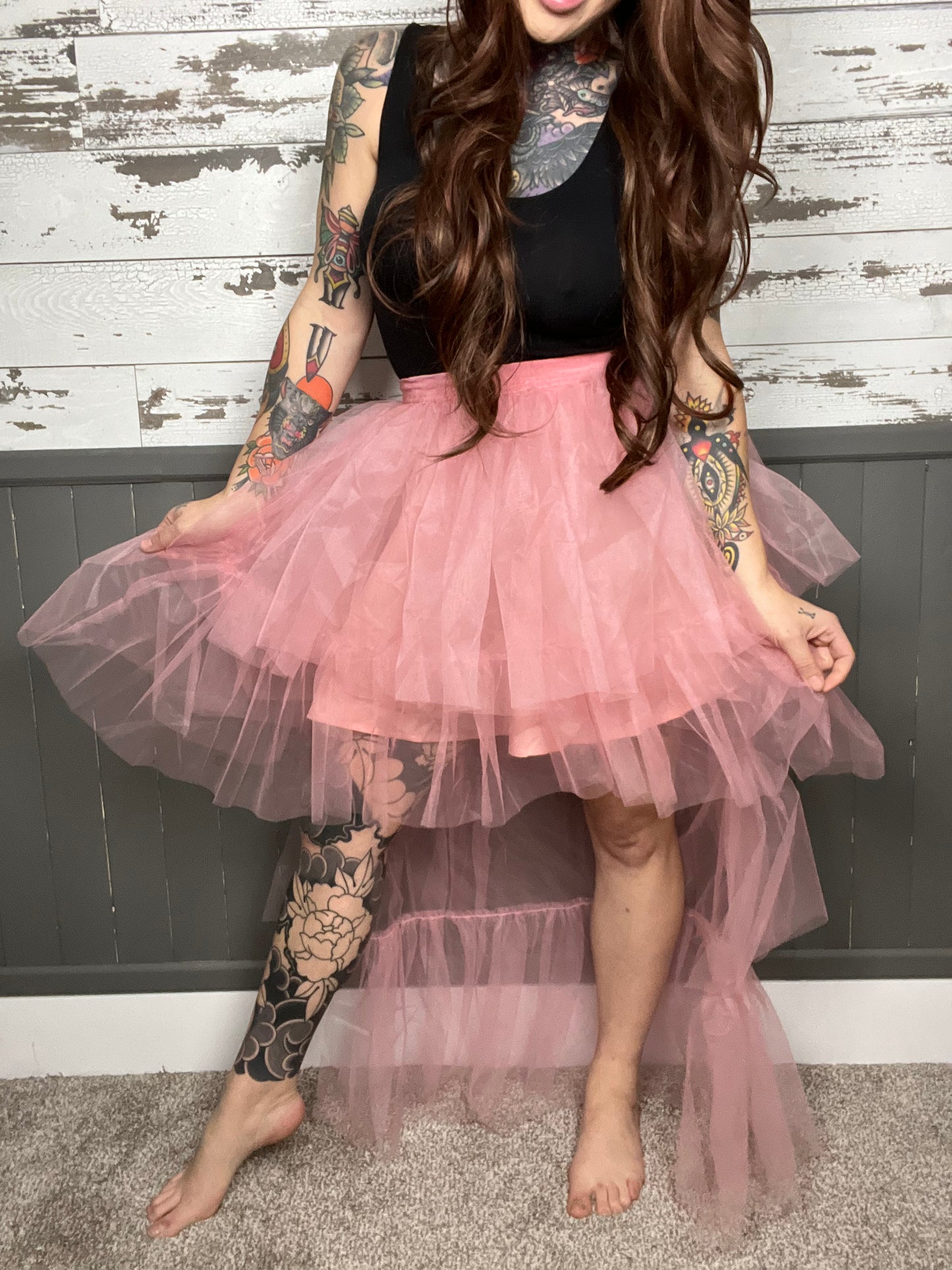 About Last Night High Low Tulle Skirt