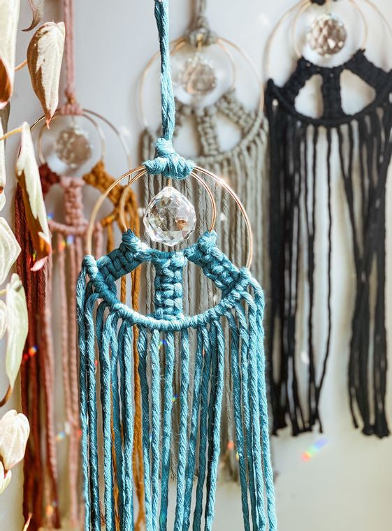 Catching Rays Macramé Sun Catchers