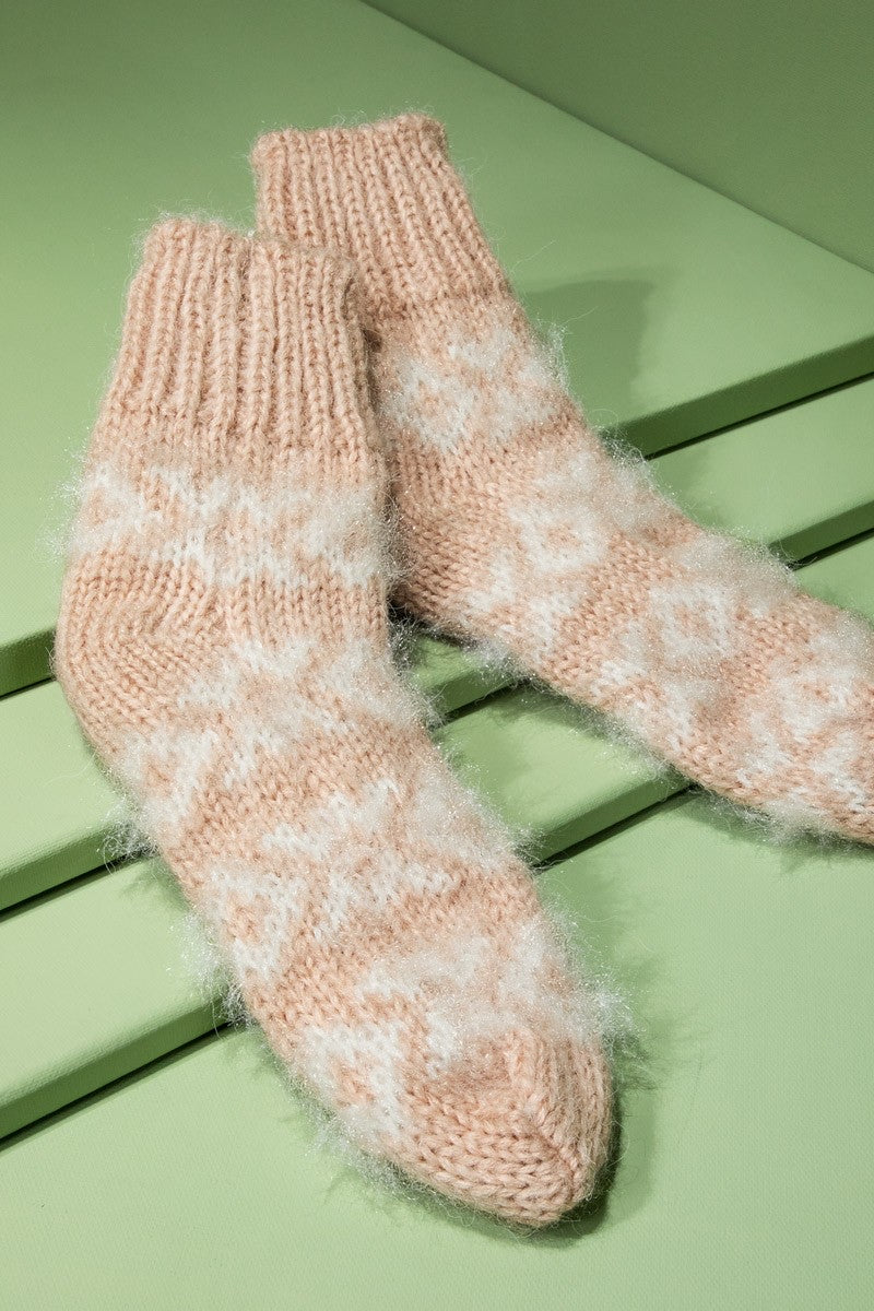 The Snuggle Is Real Fuzzy Nordic Socks