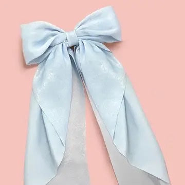 Sheer Bow Ribbon Hair Clips