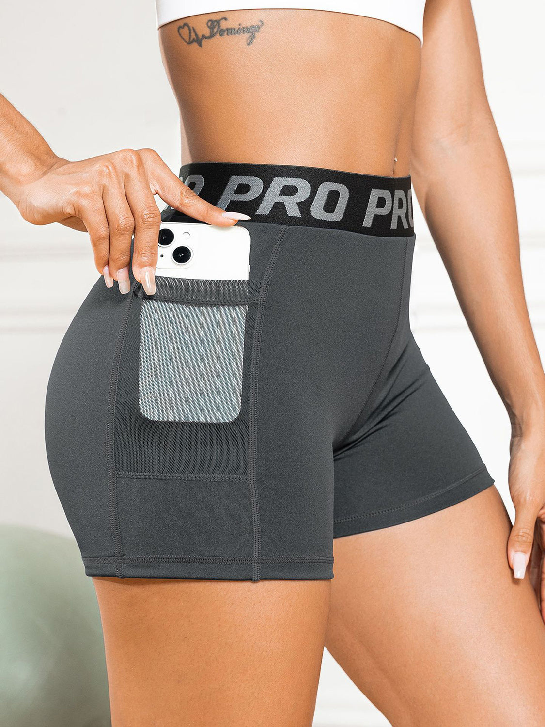 Craving Action Elastic Waist Active Shorts with Pockets (Multiple Colors) - BP