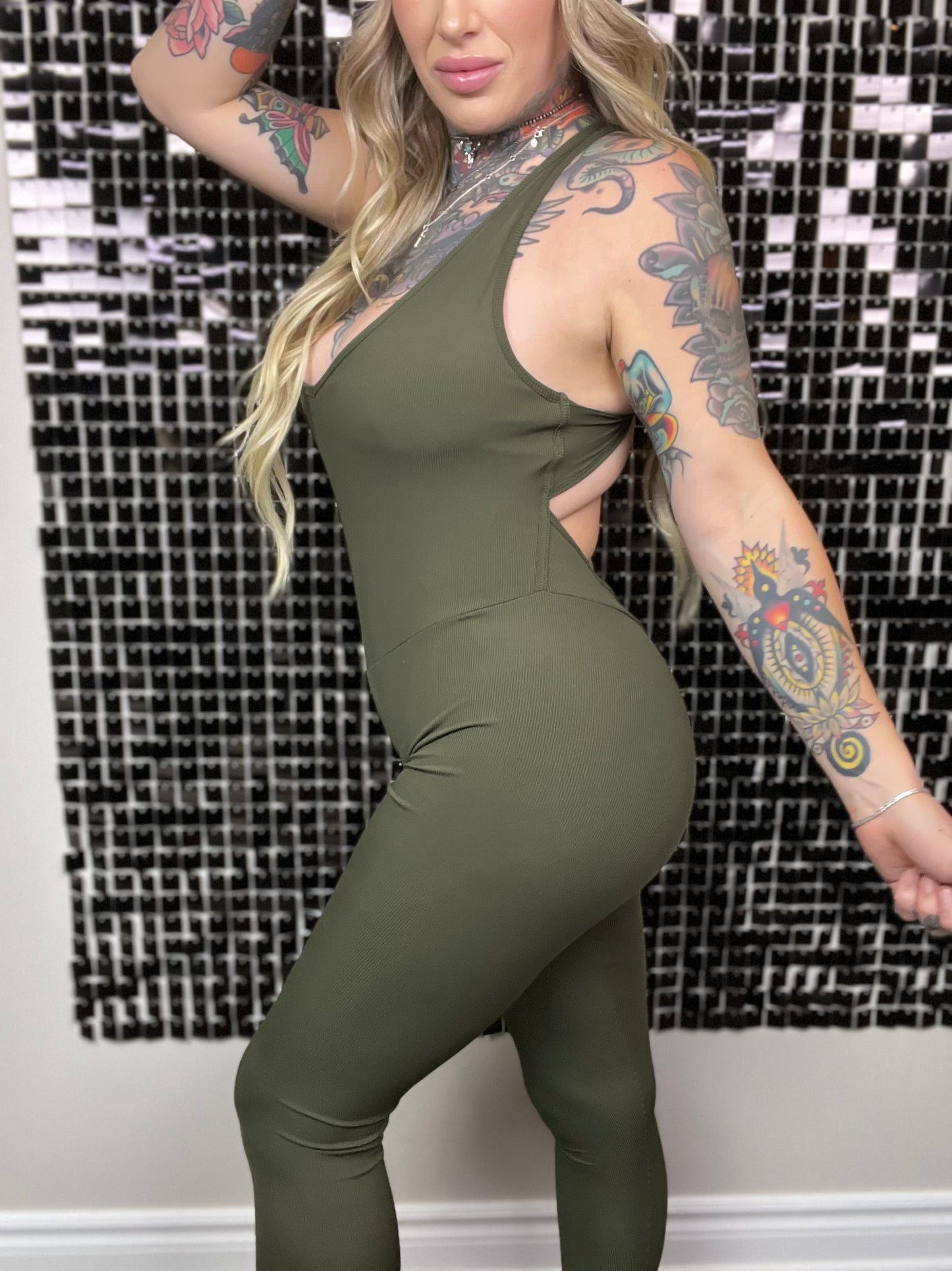 Hot DANG Booty Scrunch Jumpsuit