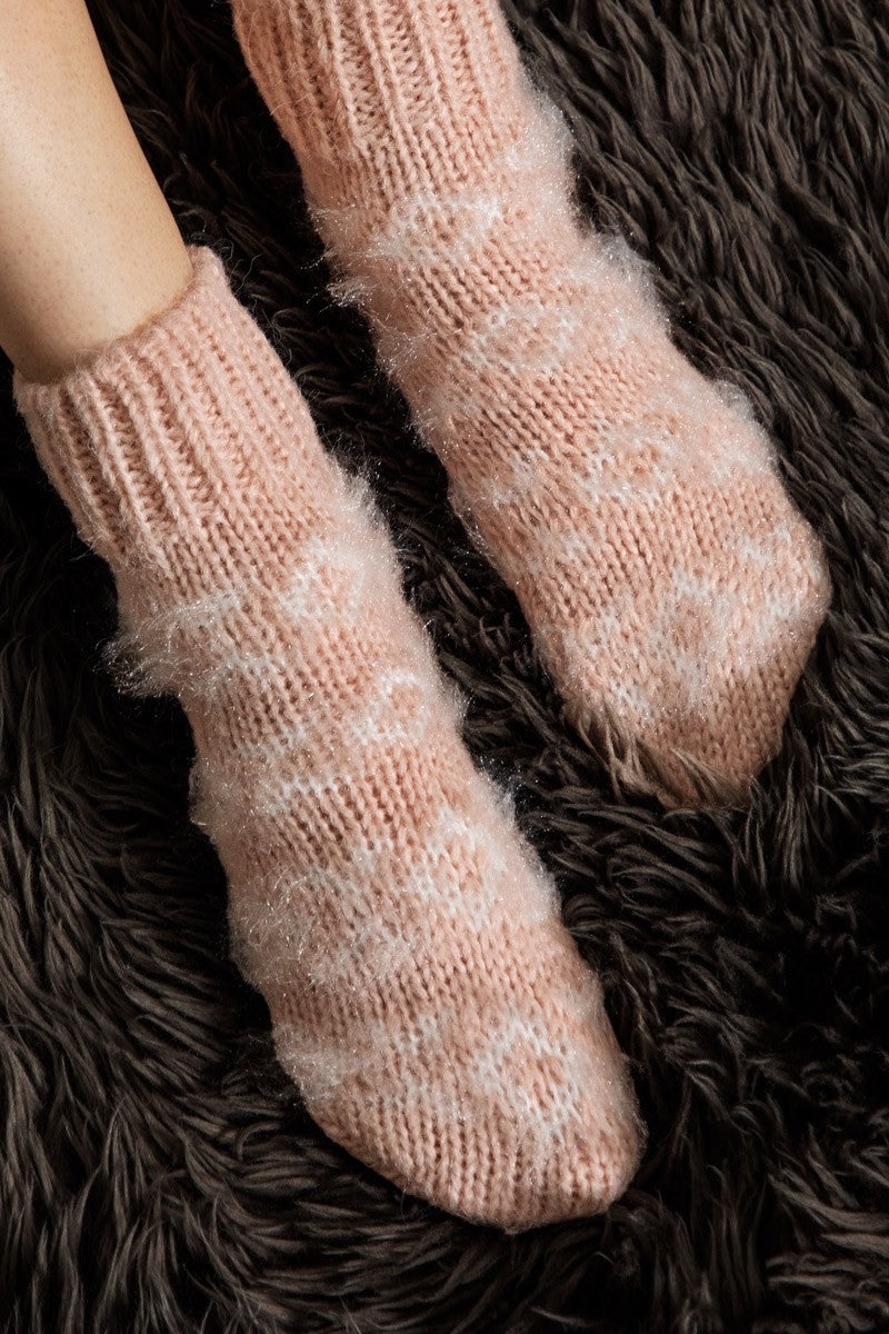 The Snuggle Is Real Fuzzy Nordic Socks