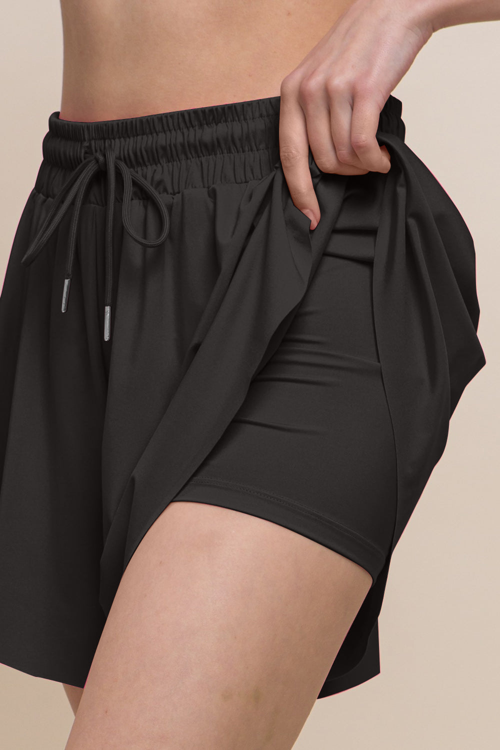 Best Of Both Worlds Two In One Drawstring Active Shorts - BP