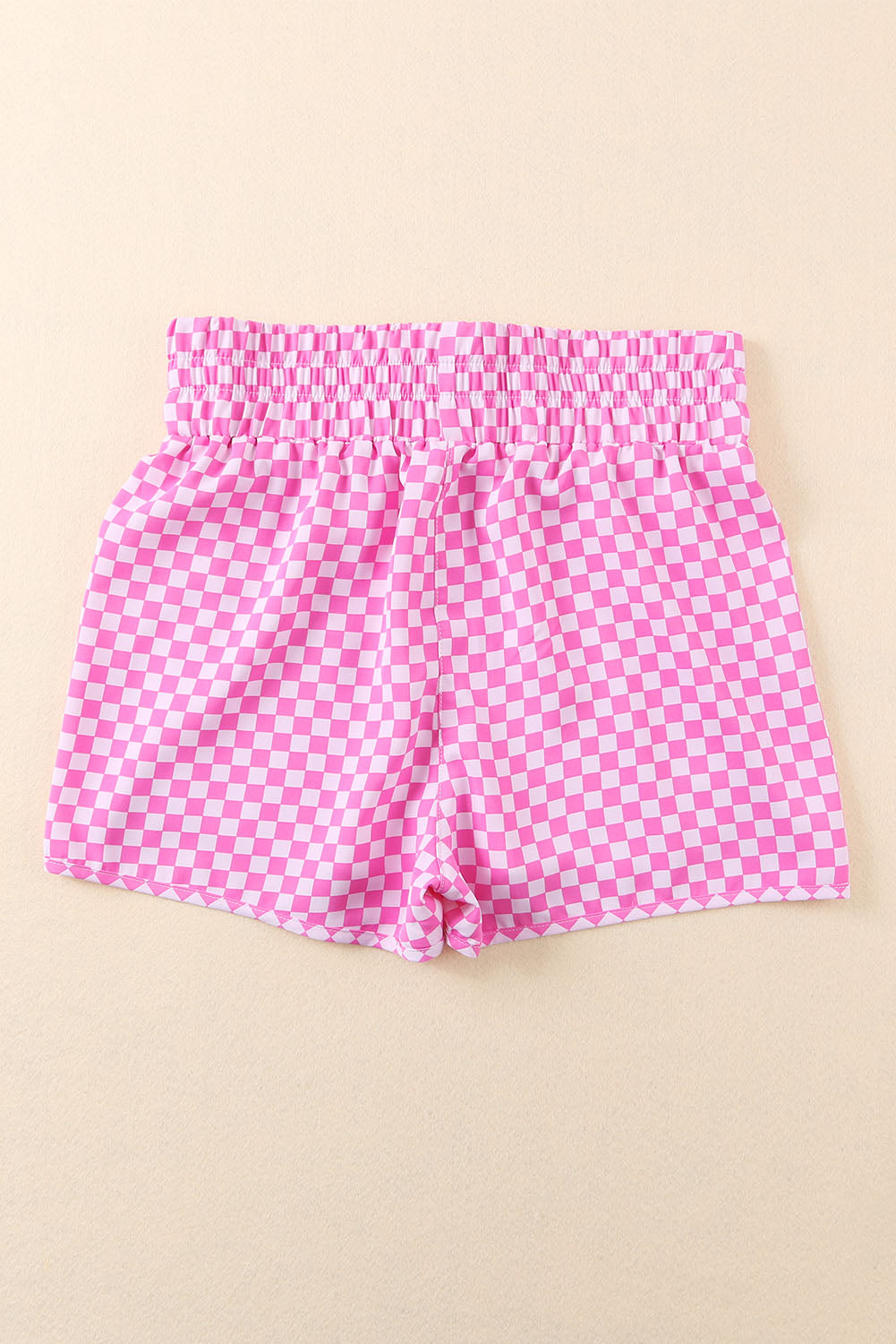 Sheer Satisfaction Elastic Waist Shorts (Checker OR Leopard)