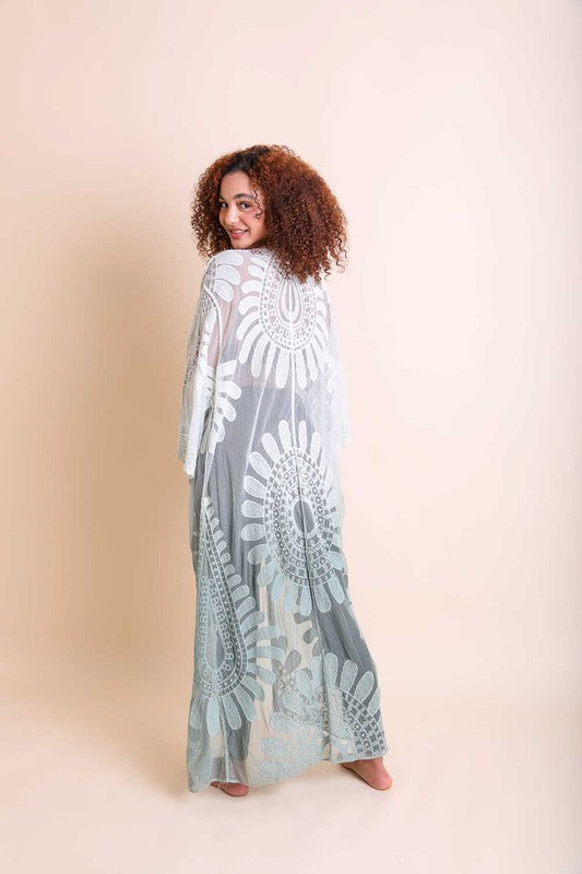 Let Her Fly Ombre Bohemian Lace Kimono (Multiple Colors) - BP