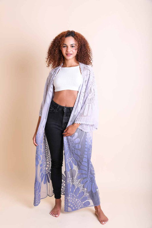 Let Her Fly Ombre Bohemian Lace Kimono (Multiple Colors) - BP