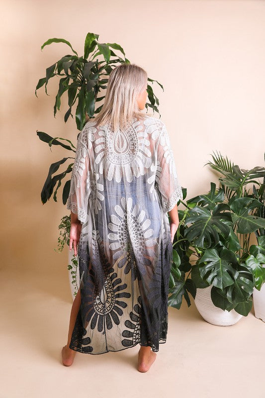 Let Her Fly Ombre Bohemian Lace Kimono (Multiple Colors) - BP