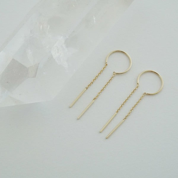 Renegades Threader Drop Bar Earrings (Multiple Finishes) - BP