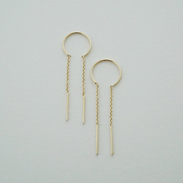 Renegades Threader Drop Bar Earrings (Multiple Finishes) - BP