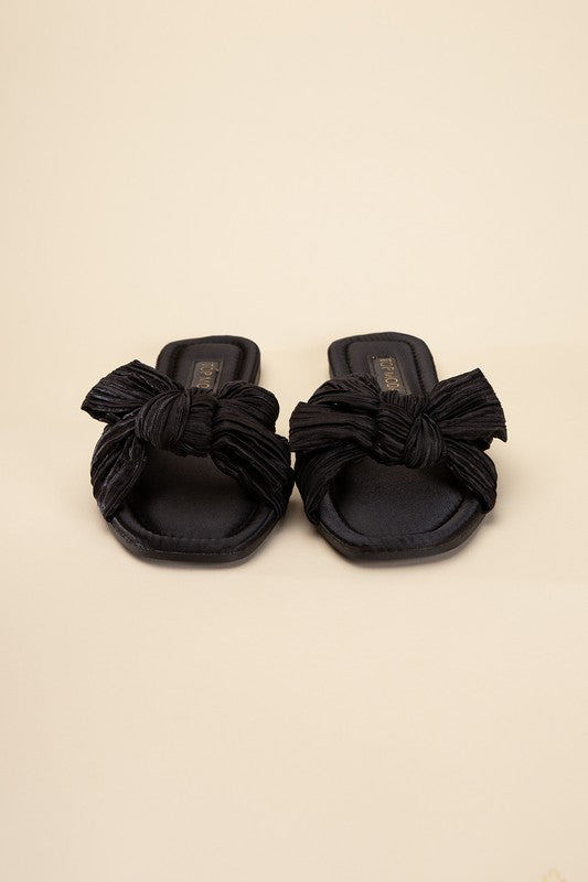 Gemma Bow Flat Slides (Multiple Colors) - BP