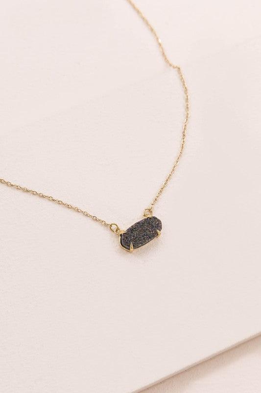 Finesse Me Marquise Druzy Necklace (Multiple Options) - BP