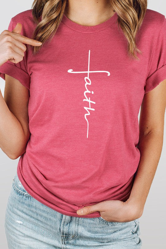 CURVY - Faith Tee (MULTIPLE COLORS) - BP