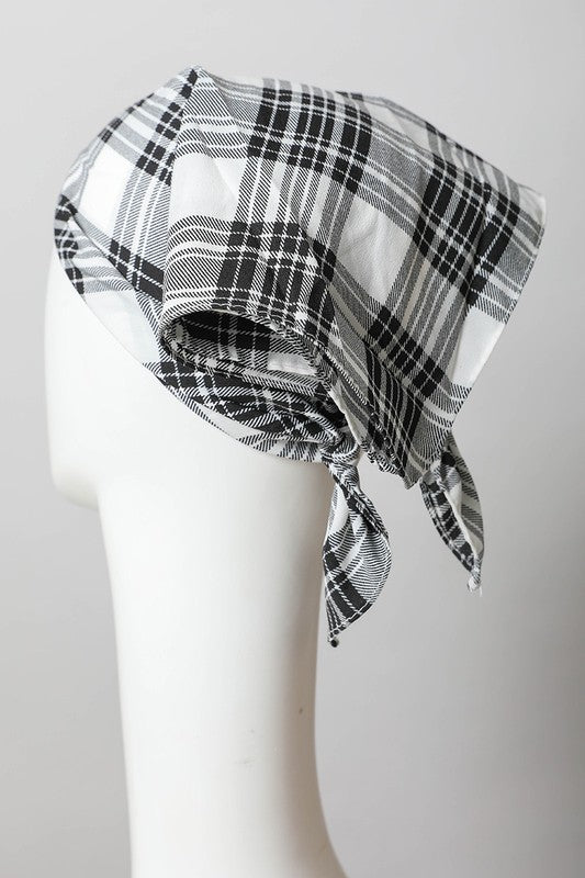 Home On The Range Triangle Flannel Head Scarf (Multiple Colors) - BP