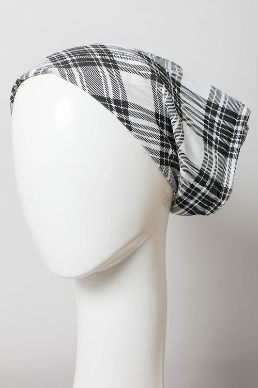 Home On The Range Triangle Flannel Head Scarf (Multiple Colors) - BP