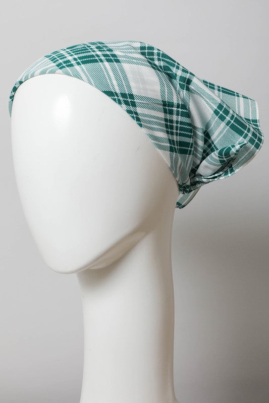 Home On The Range Triangle Flannel Head Scarf (Multiple Colors) - BP