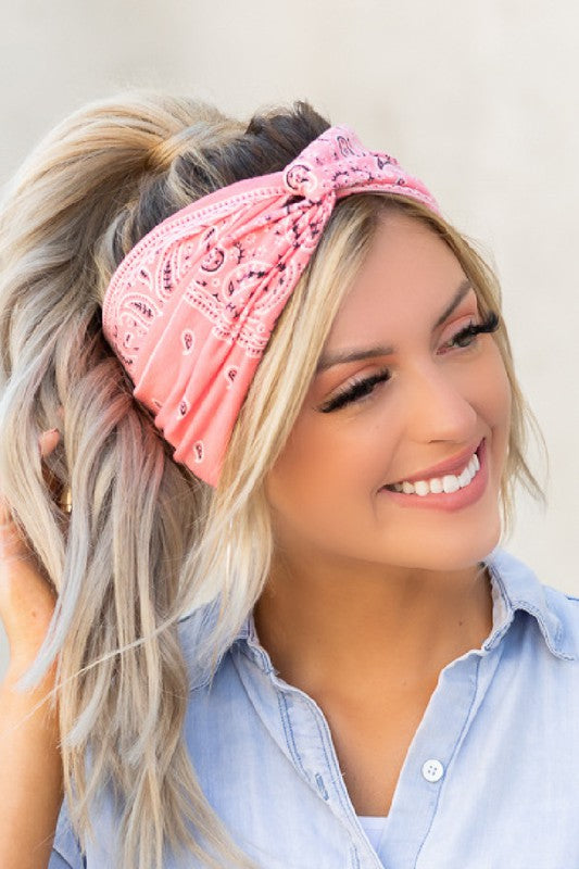 Real Crowd Pleaser Bandana Twist Headwraps (Multiple Colors) - BP