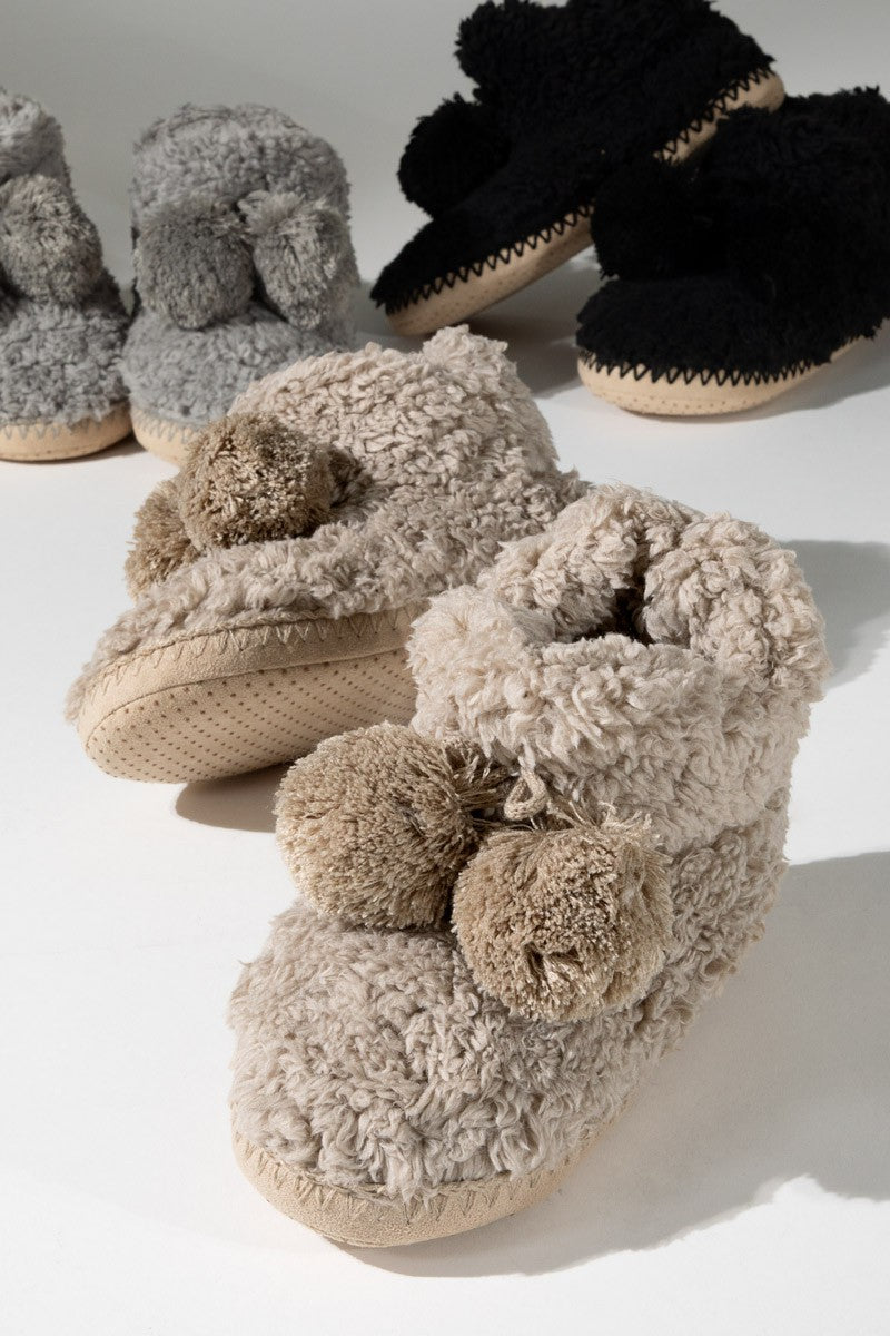 Keep Me Warm Faux Fur Slippers (Multiple Color Options)