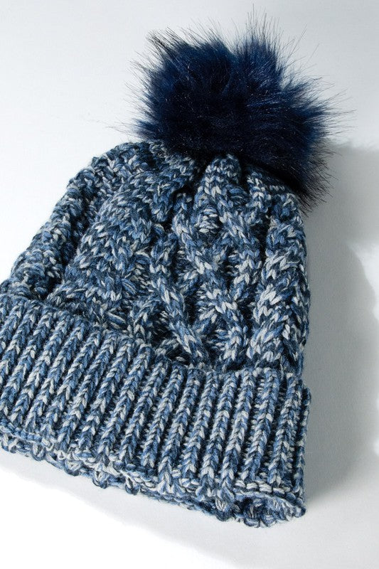 Woodland Intentions Pom Pom Knit Beanie