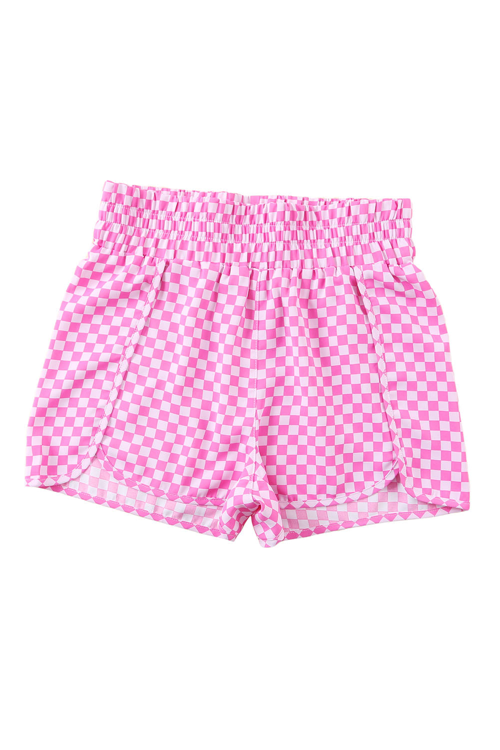 Sheer Satisfaction Elastic Waist Shorts (Checker OR Leopard)