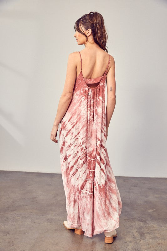 Tie-Dye Cami Maxi Dress (Multiplle Colors) - BP