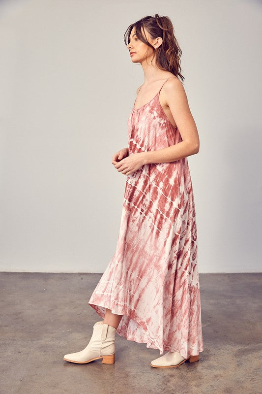 Tie-Dye Cami Maxi Dress (Multiplle Colors) - BP