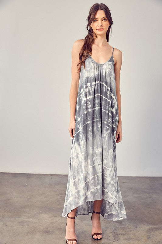 Tie-Dye Cami Maxi Dress (Multiplle Colors) - BP