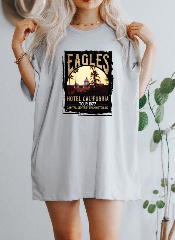 (XS-XL) Eagles Fly High Hotel California Music Fest Tee (Multiple Colors)