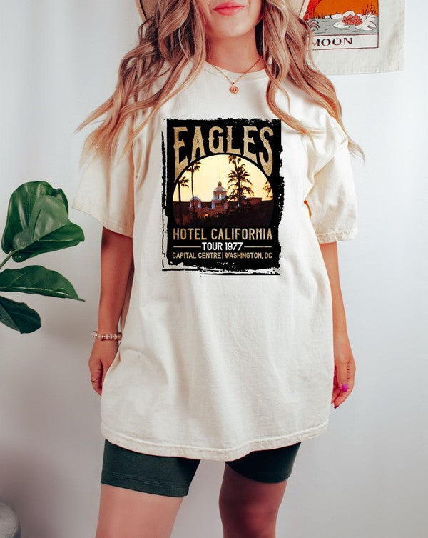 (XS-XL) Eagles Fly High Hotel California Music Fest Tee (Multiple Colors)