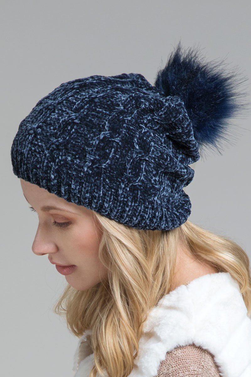 Baby, it's Cold Outside Chenille Beanie