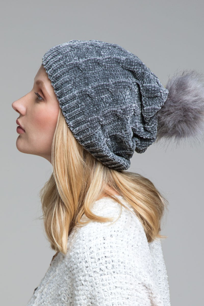 Baby, it's Cold Outside Chenille Beanie