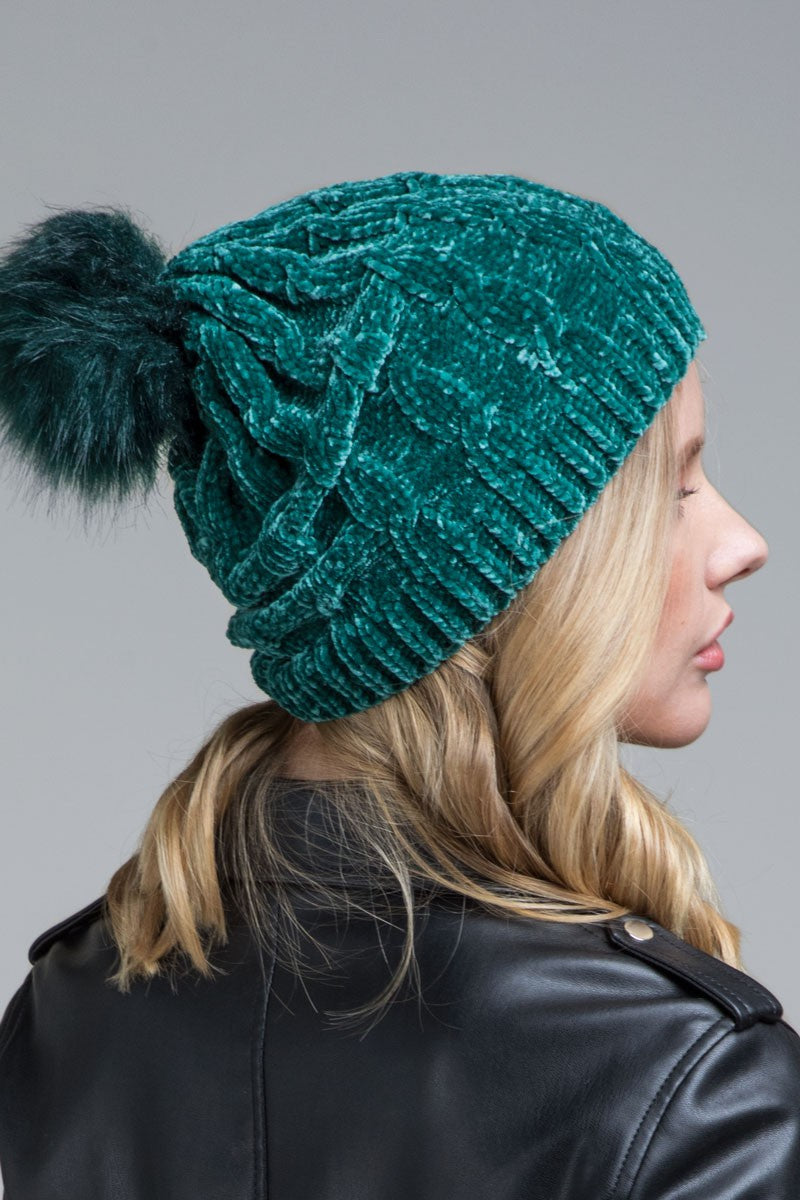 Baby, it's Cold Outside Chenille Beanie