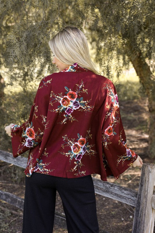 Lush Rose Kimono (Multiple Colors) - BP