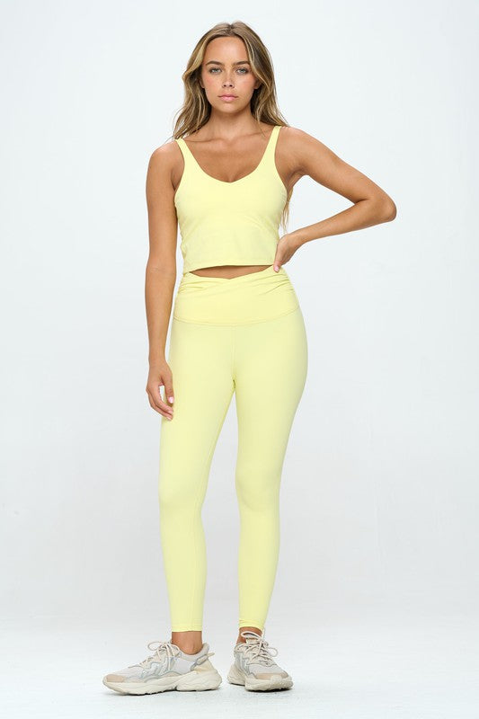 Gaining Popularity Activewear Set Top and Leggings (Multiple Colors) - BP