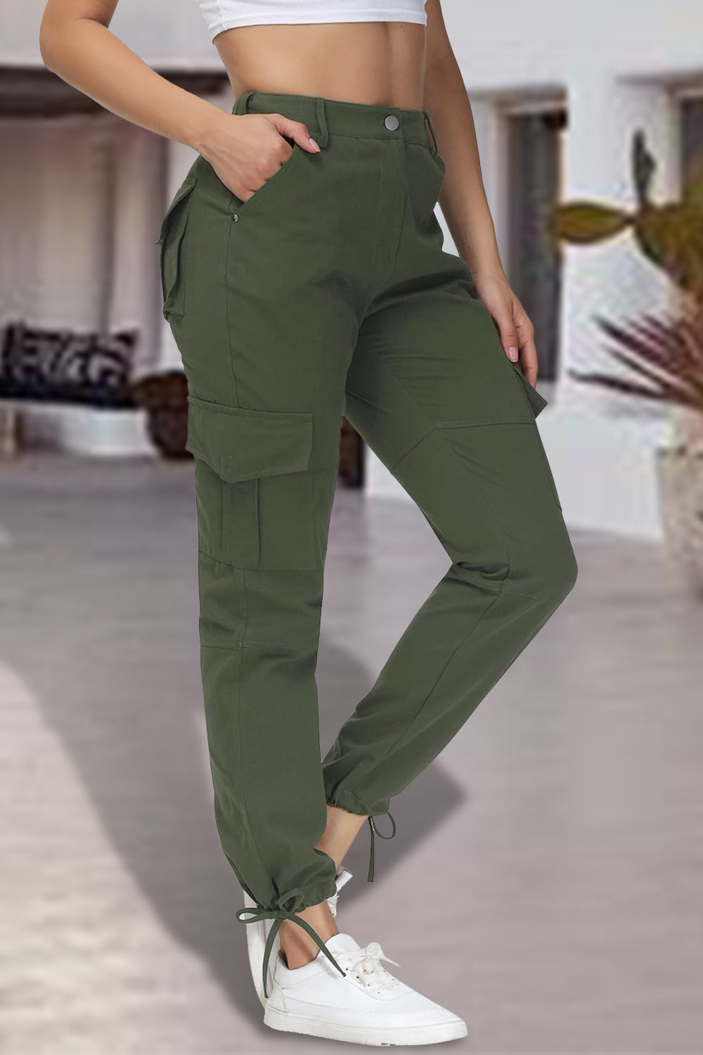 Energetic Response High Waist Pants with Pockets (Multiple Colors)