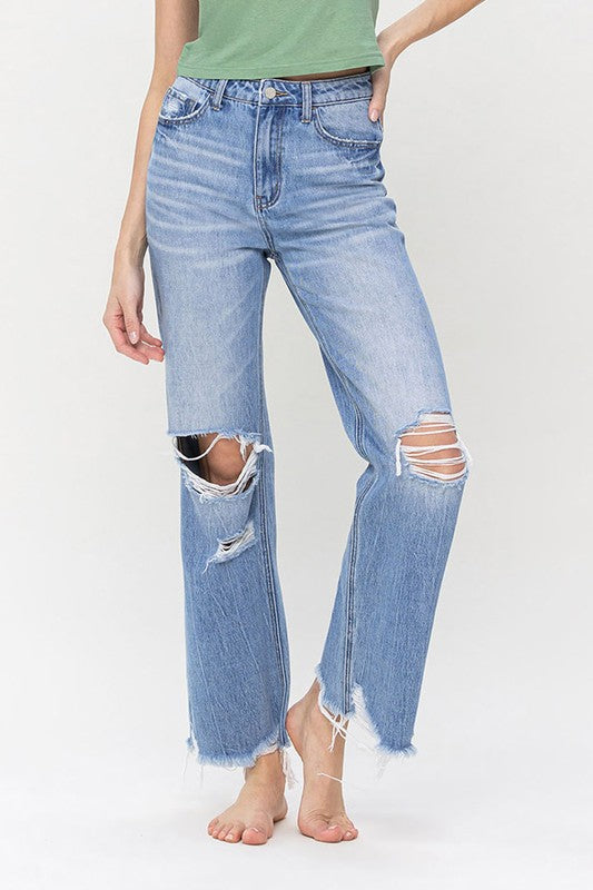 Vervet Rosemary 90's Vintage Super High Rise Flare Jeans - BP