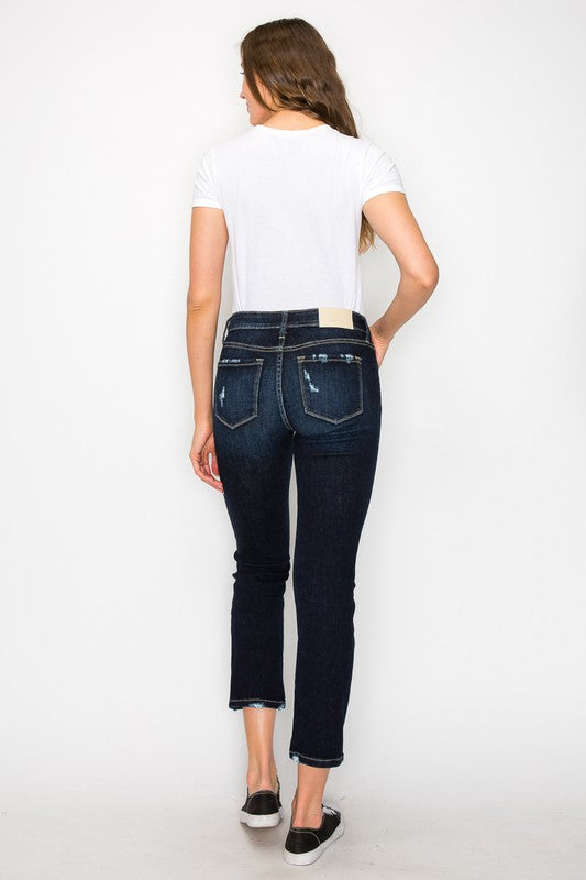 CURVY - ARTEMIS - HIGH RISE SKINNY STRAIGHT JEANS - BP